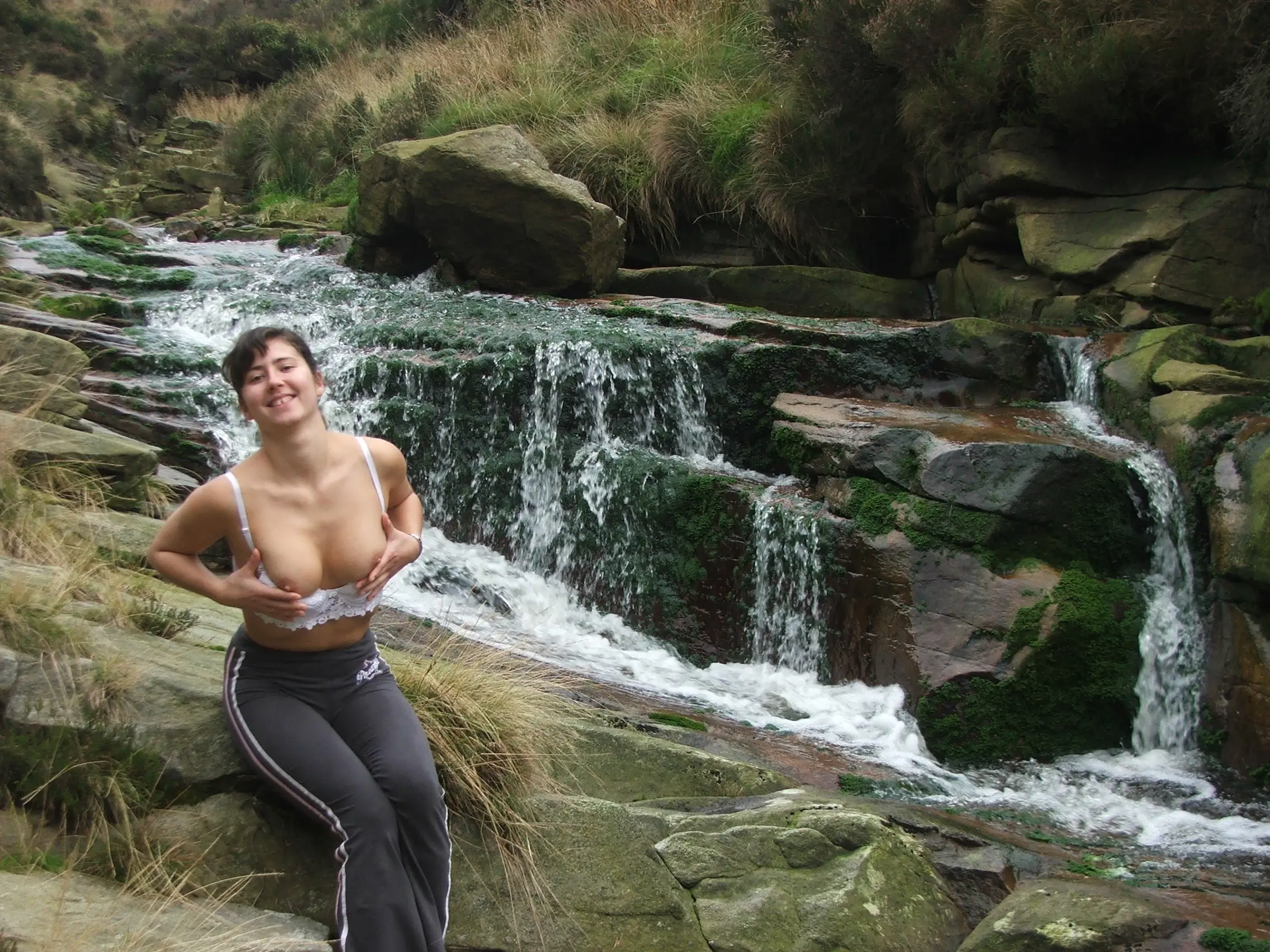 Amateur Swinger Wife's Explicit Home Gym Photos