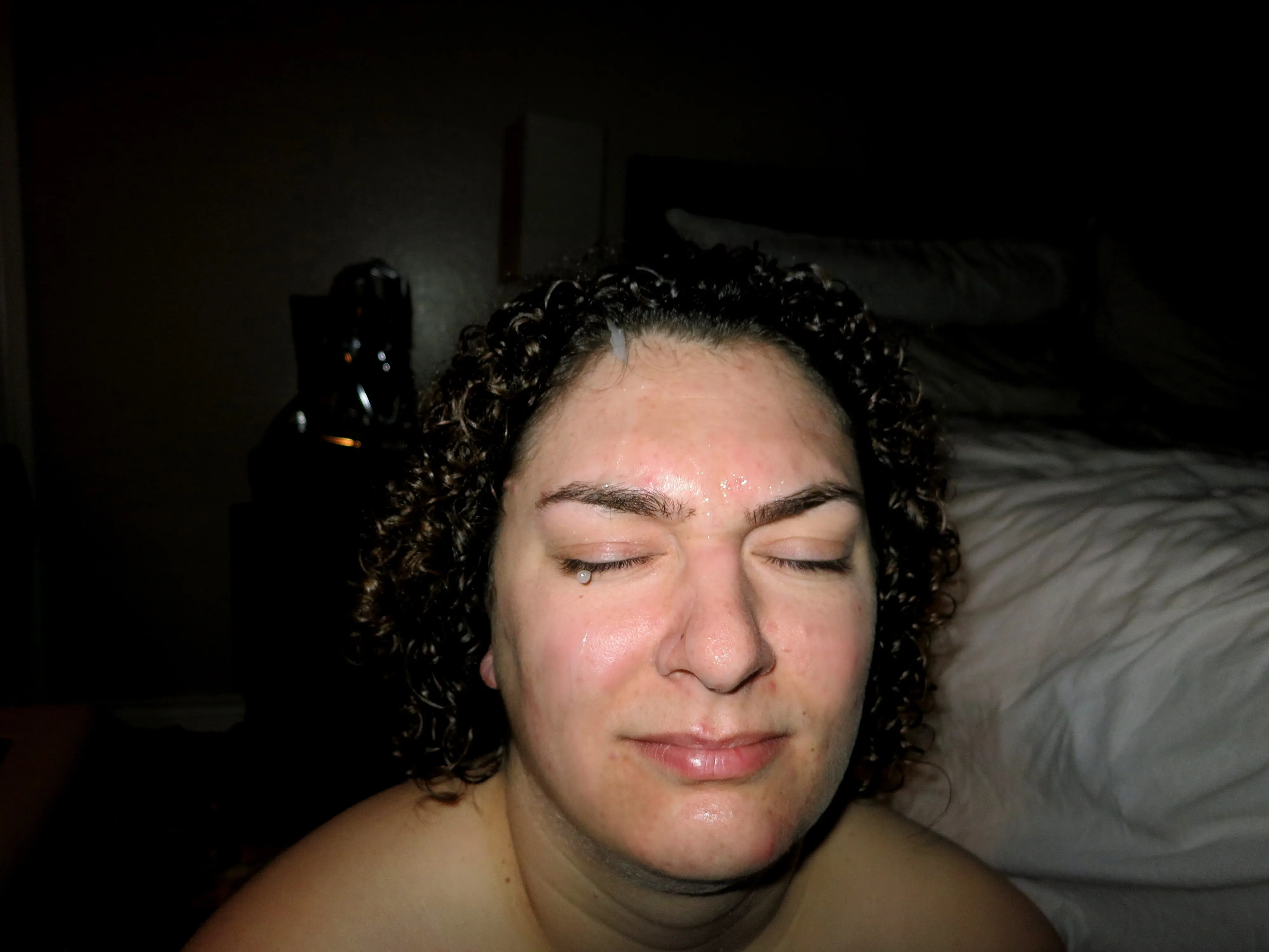 Blowjob in Car: Amateur Slut Sucks Lover's Cock - Explicit Amateur Porn Photo