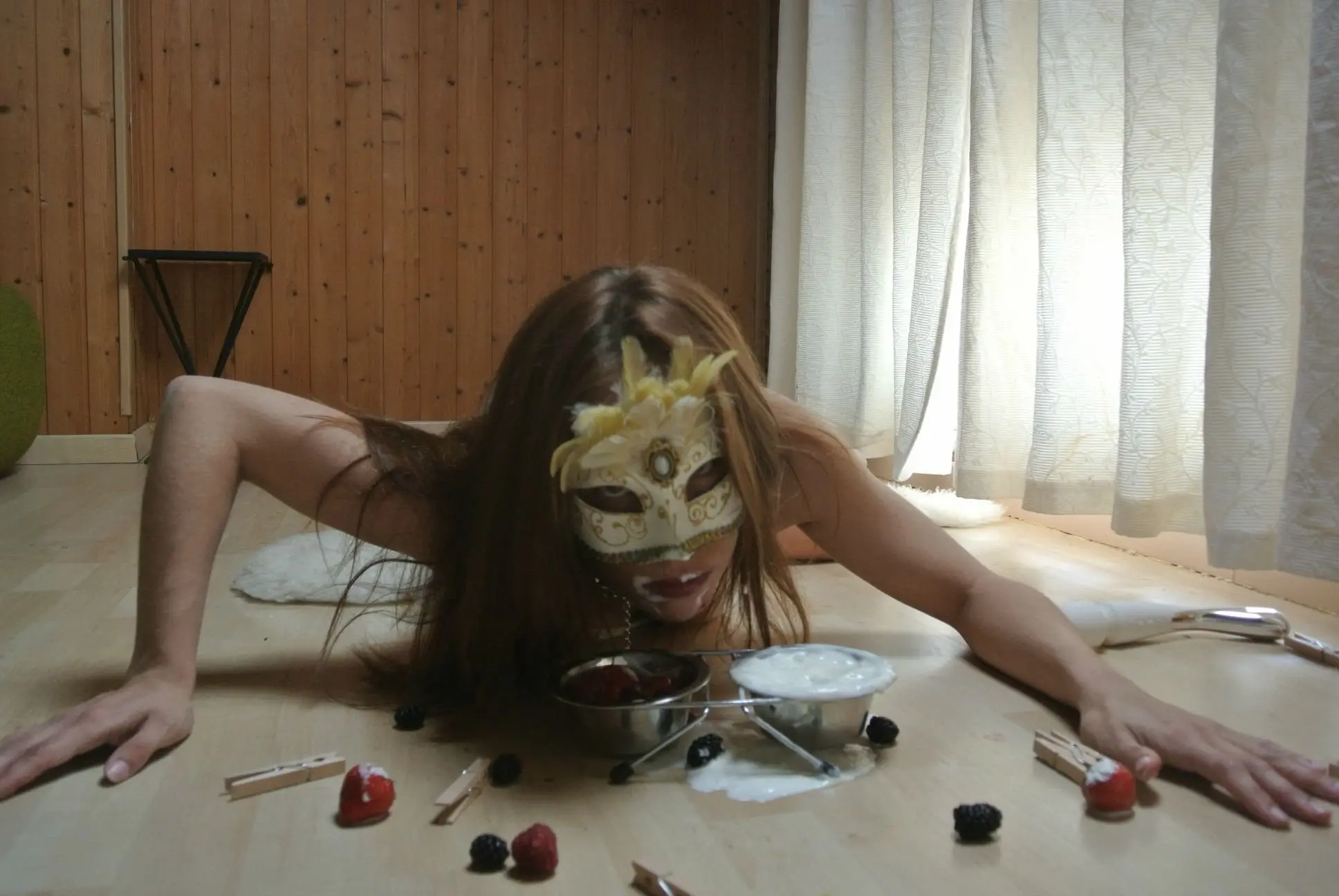 Perverted woman begs for rough anal gangbang - Amateur porn photo