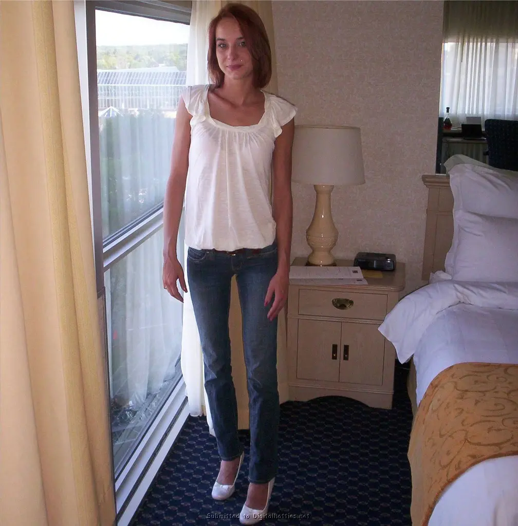 Skinny Blonde Loves Getting Cum on Her Face - Explicit Amateur Porn Photo