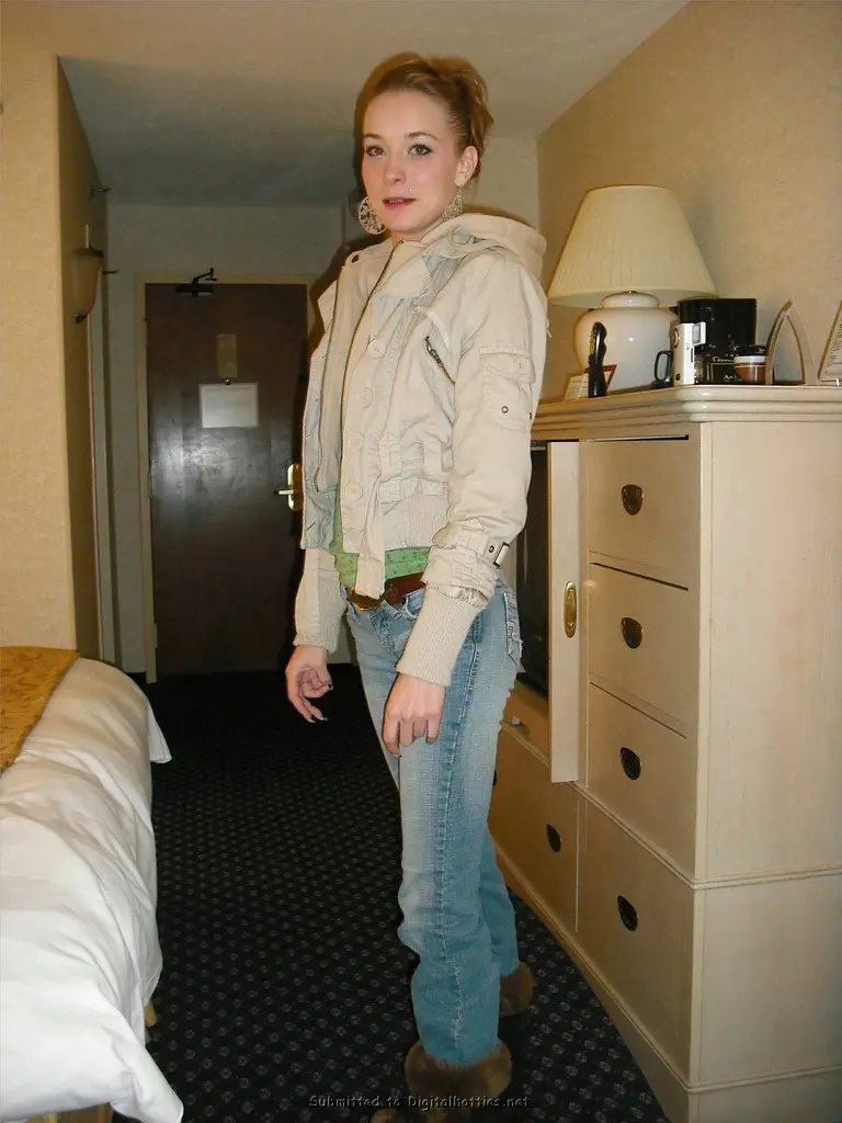 Skinny Blonde Loves Getting Cum on Her Face - Explicit Amateur Porn Photo