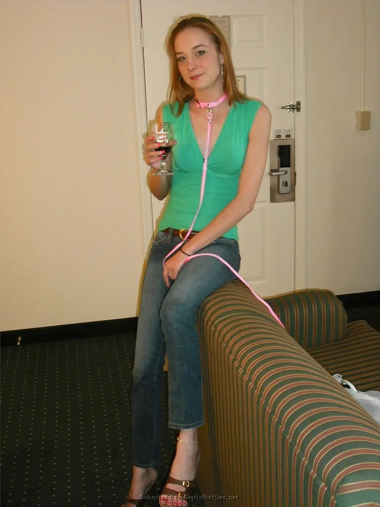 Skinny Blonde Loves Getting Cum on Her Face - Explicit Amateur Porn Photo