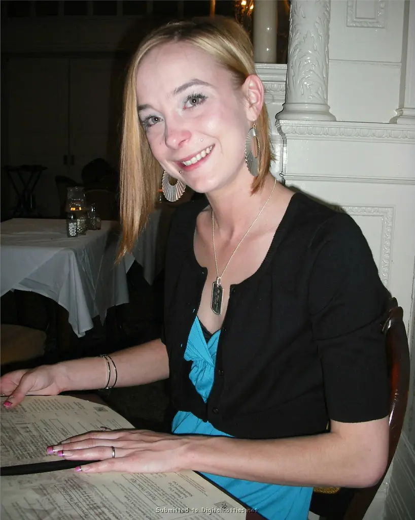 Skinny Blonde Loves Getting Cum on Her Face - Explicit Amateur Porn Photo