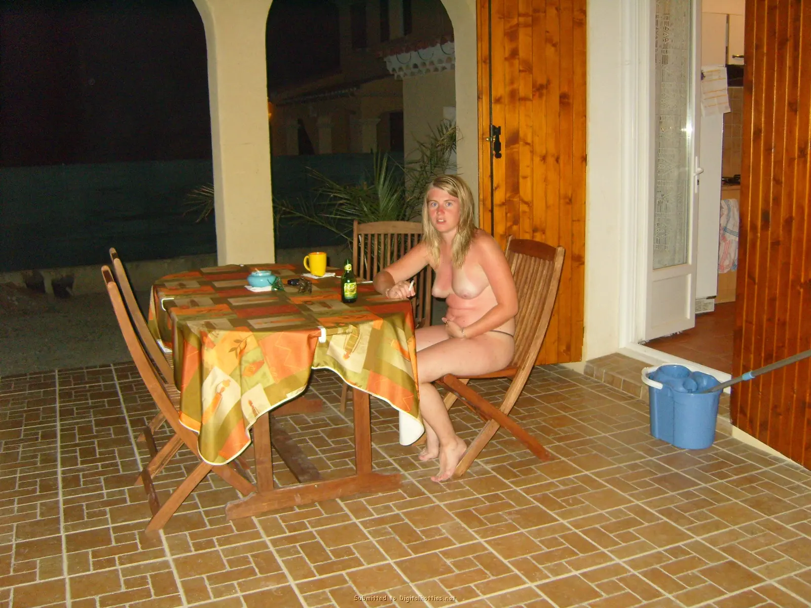 Shaved Cock Fucks Wife's Pussy and Ass - Amateur Porn Photo