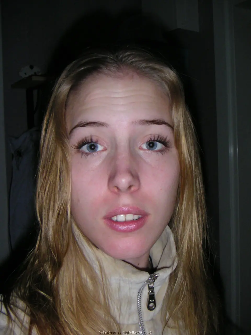 Skinny girl masturbates with dildo and vibrator - Amateur porn photo.