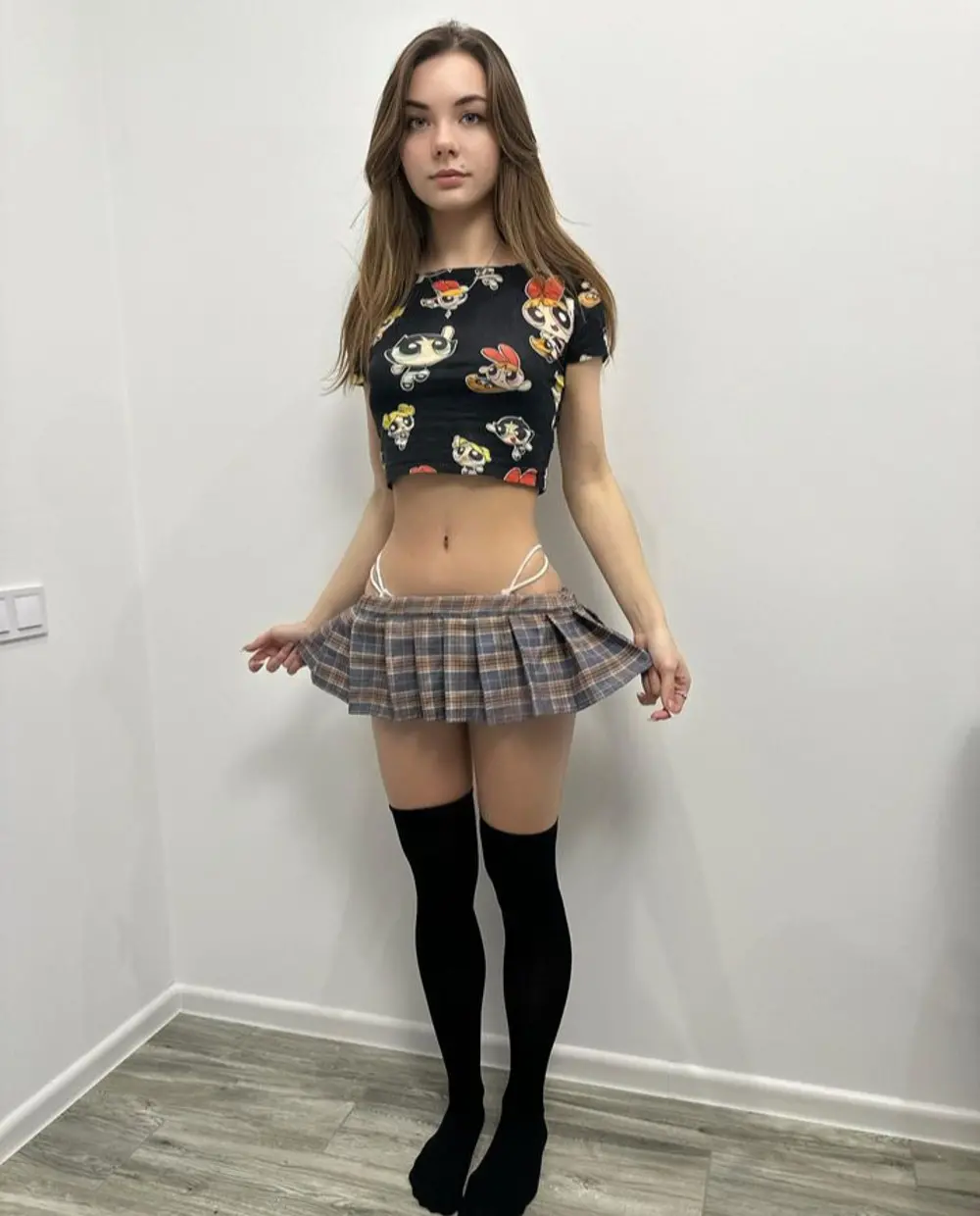 Sexy Babe Poses in Tight Ass Leggings - Hot Booty Display