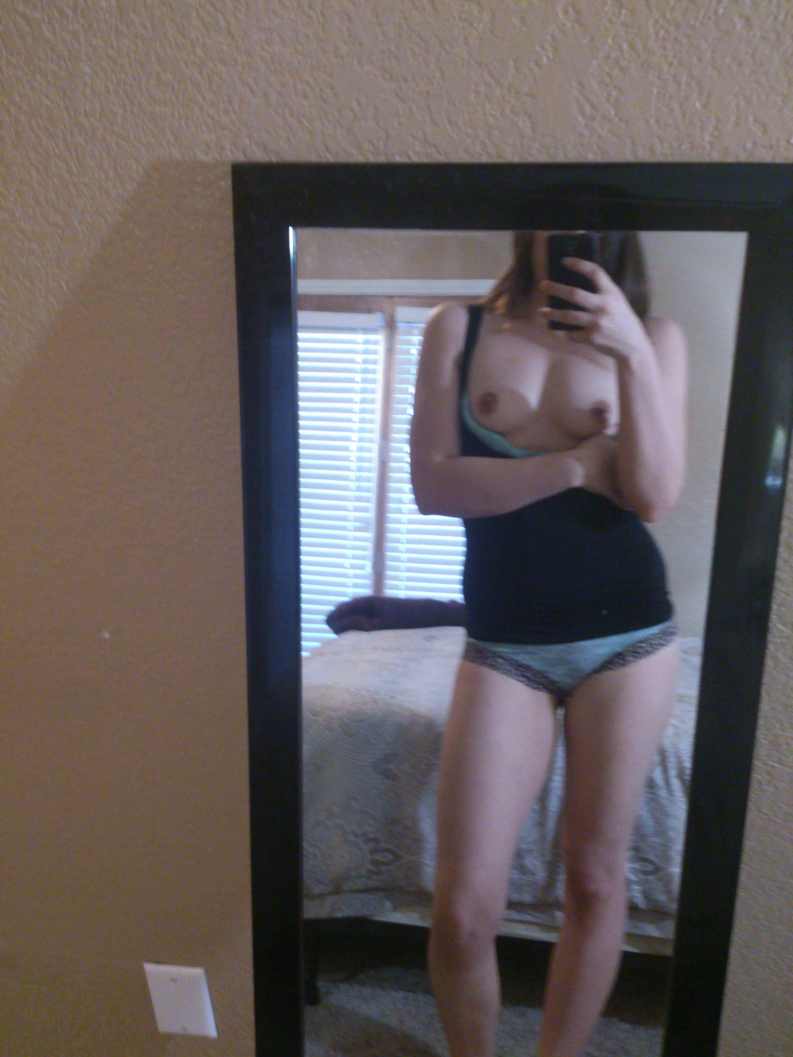 Hot Chick with Braids Masturbates in Amateur Selfie Porn