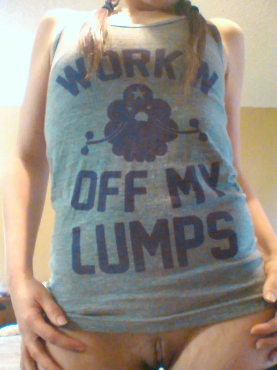 Hot Chick with Braids Masturbates in Amateur Selfie Porn