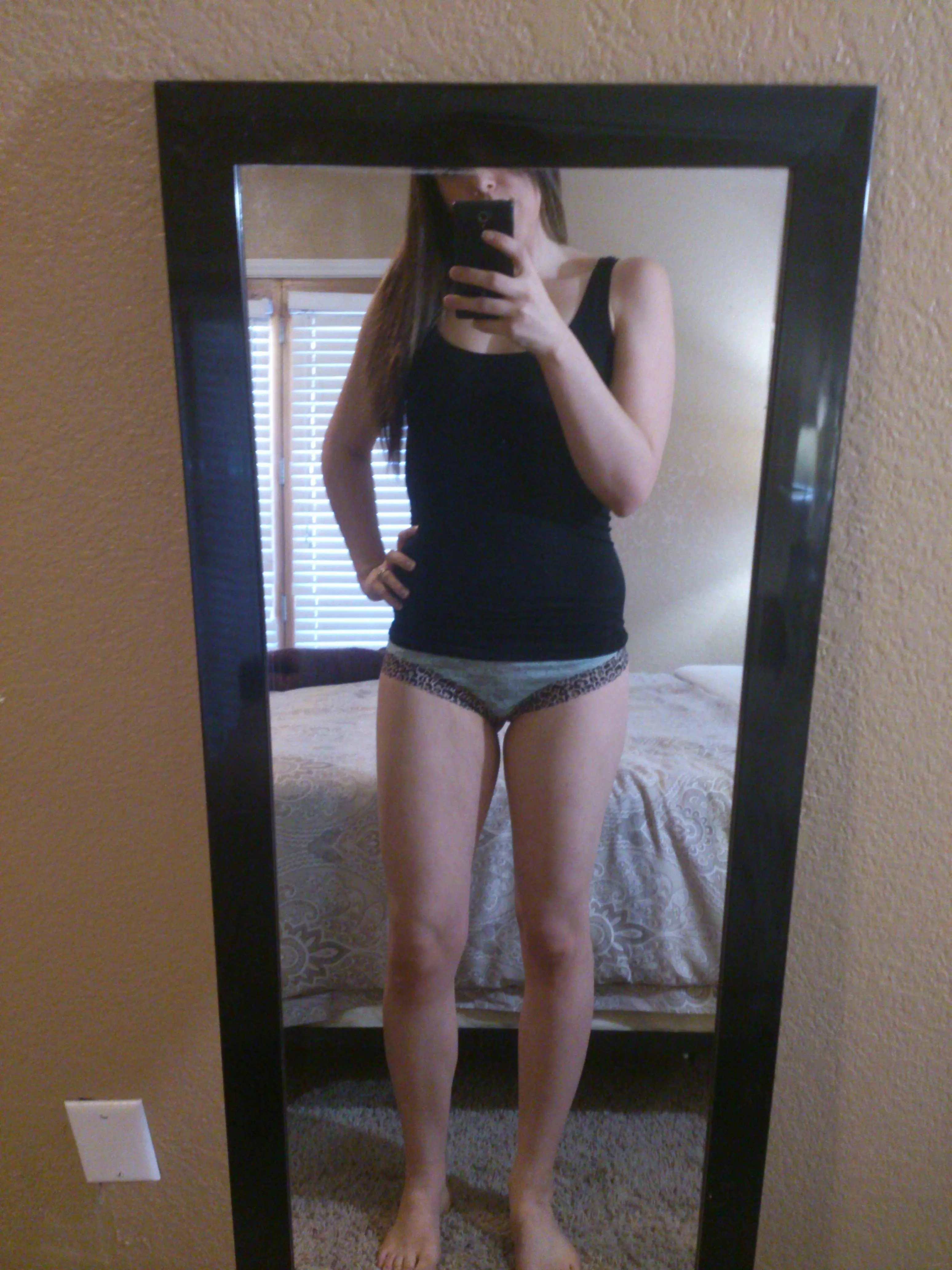 Hot Chick with Braids Masturbates in Amateur Selfie Porn