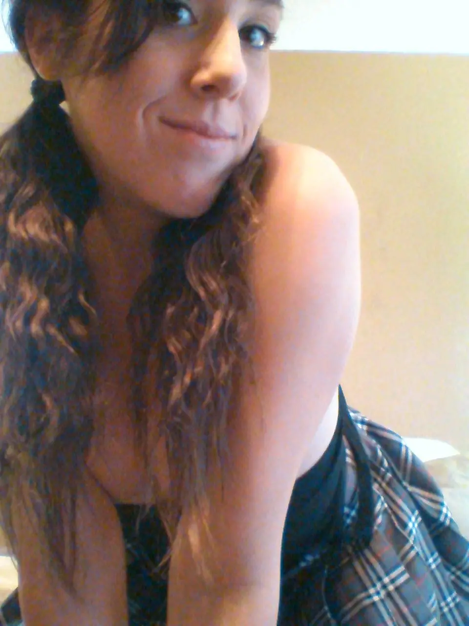 Hot Chick with Braids Masturbates in Amateur Selfie Porn