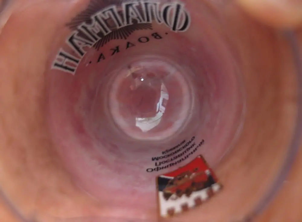 Cute Blonde Inserts Clear Dildo - Explicit Amateur Porn Photo