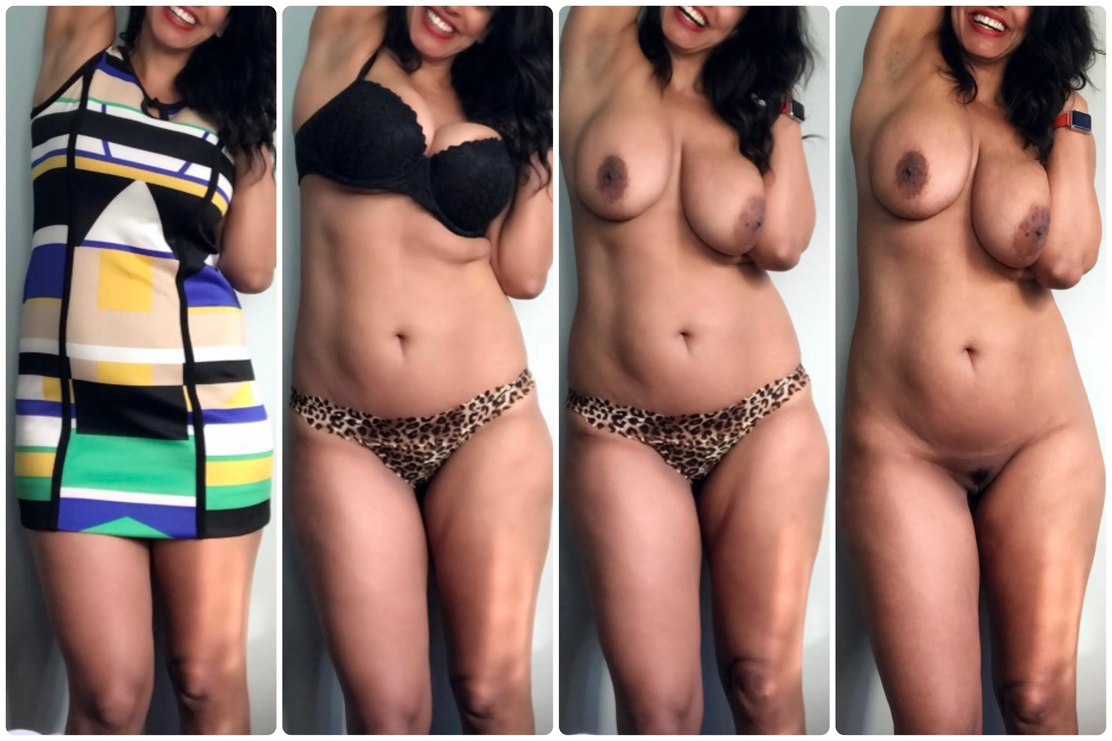 Brunette with Big Tits Fucks Herself - Amateur Porn Photo