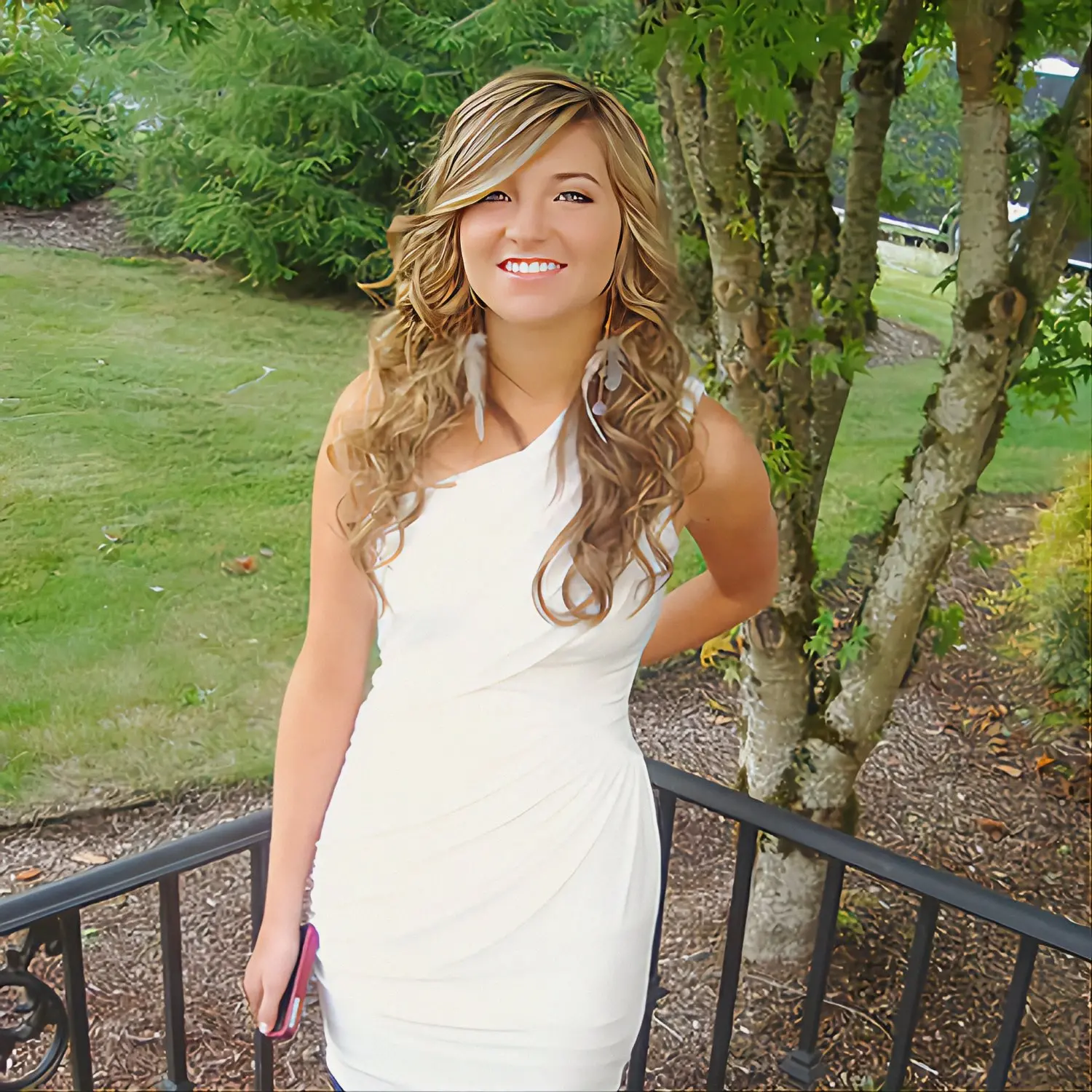 Blonde Bombshell with Amazing Ass Sucks Dick - Amateur Porn Photo