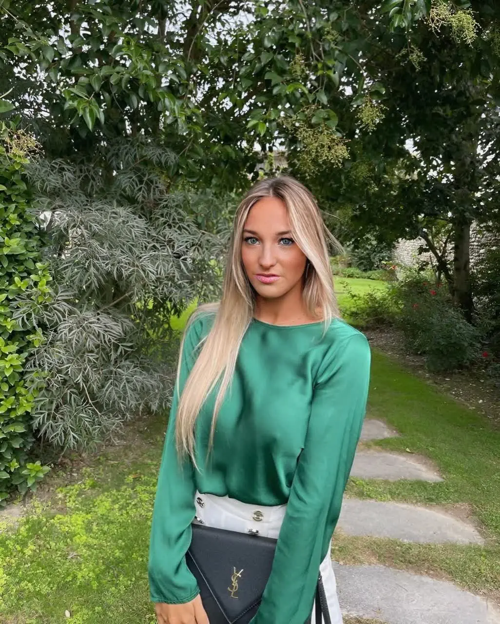 Blonde Bombshell with Amazing Ass Sucks Dick - Amateur Porn Photo