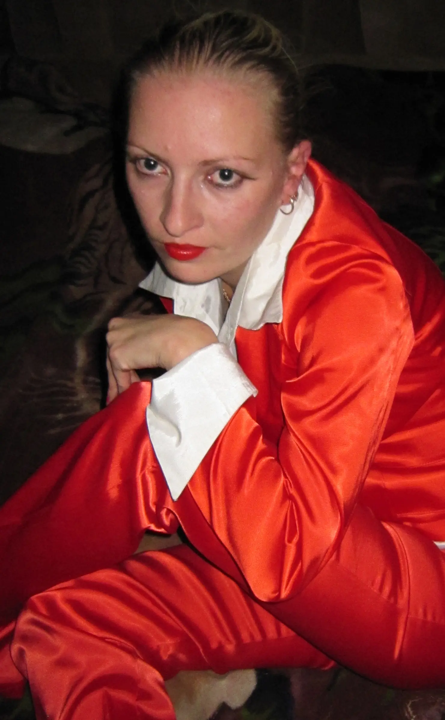 Sucking my coworker at work - Explicit amateur porn photo