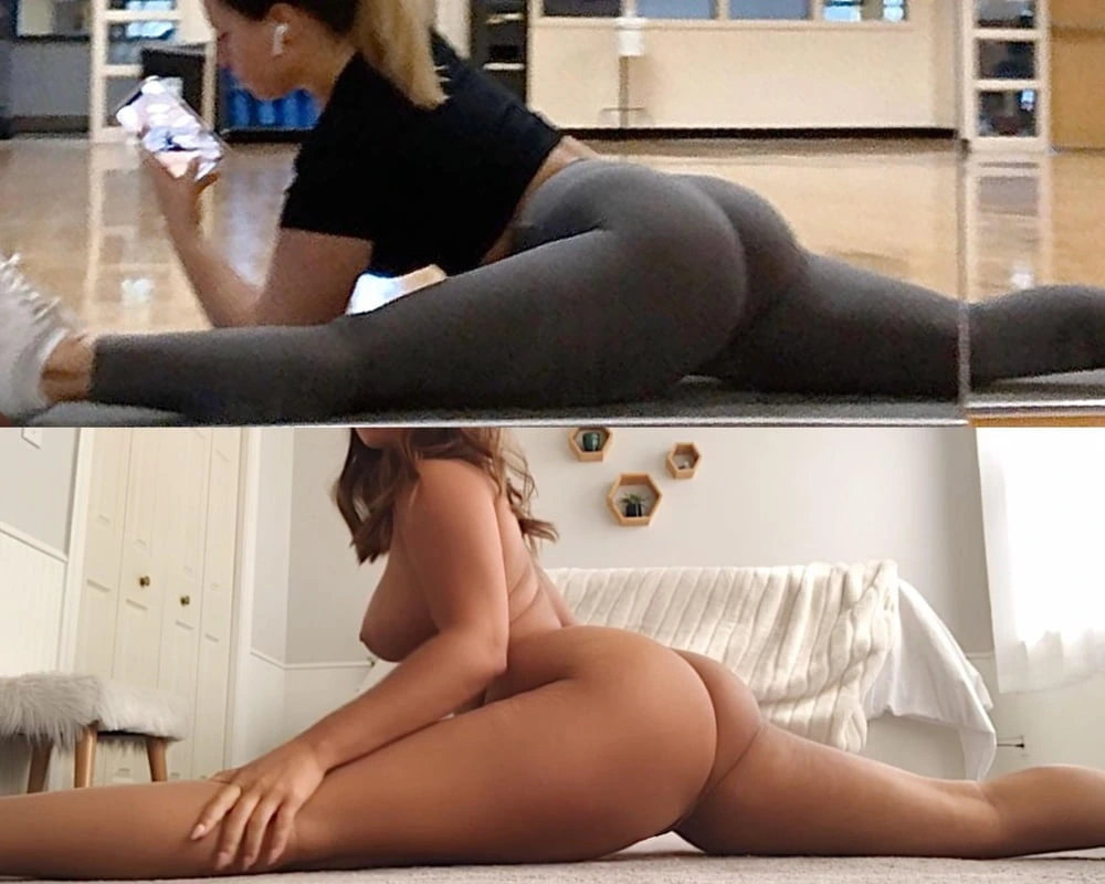 Amateur Slut with Huge Ass Fucks Herself with Dildo